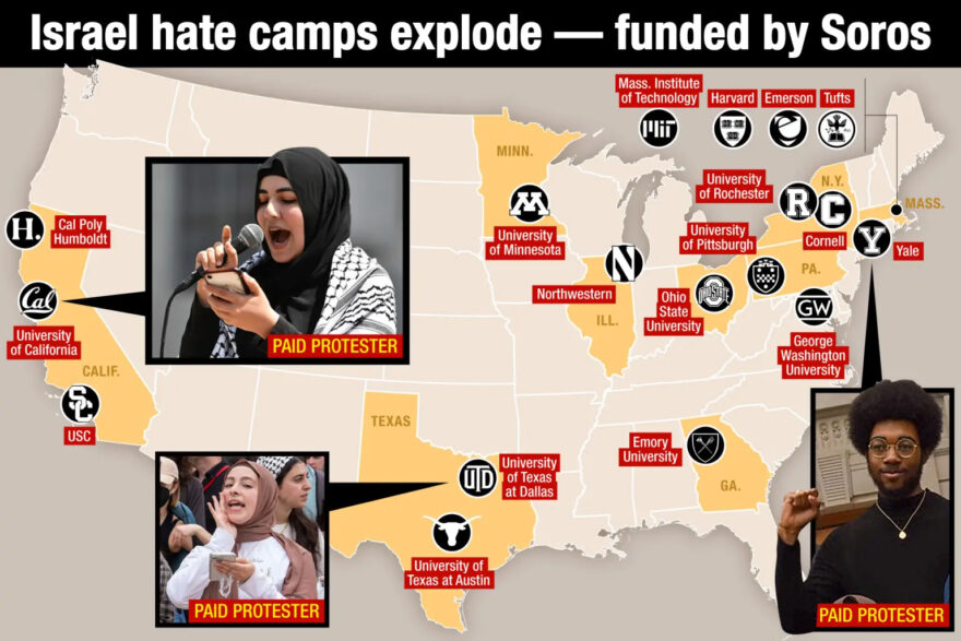 Israel hate camps explode - funded by Soros