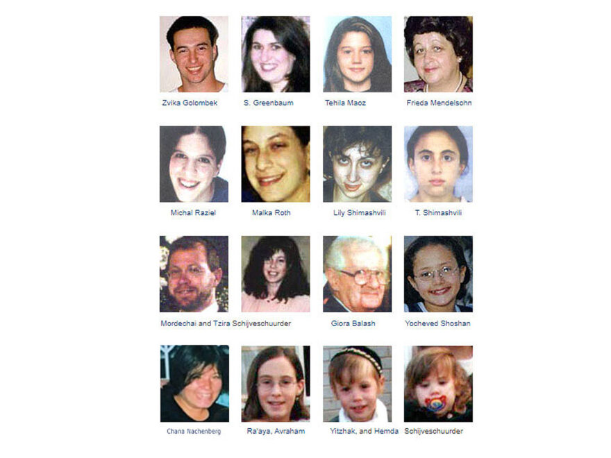 MFA-Suicide bombing at the Sbarro pizzeria in Jerusalem-9August2001