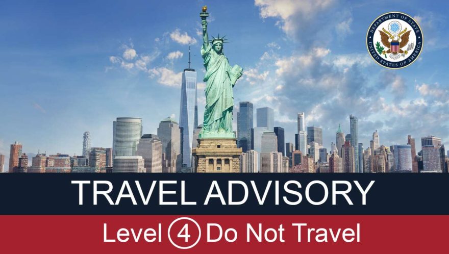 New York City Travel Advisory level 4