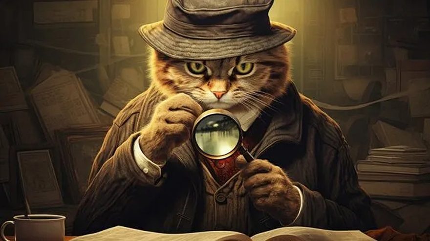 Cat Detective searching
