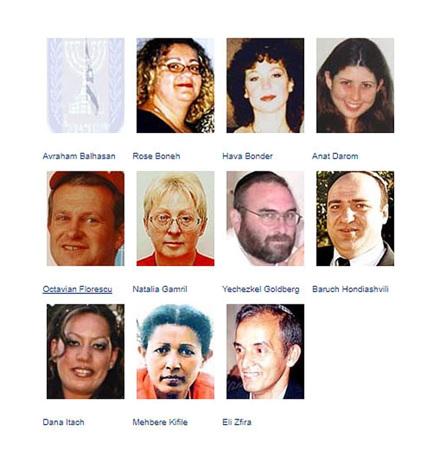 MFA-Suicide bombing of Egged bus no 19 in Jerusalem 19-Jan-2004 The victims