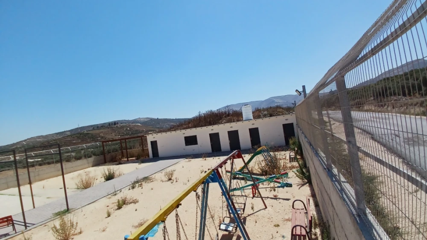 A new illegal Palestinian compound has been discovered in Area C. Credit: Regavim.