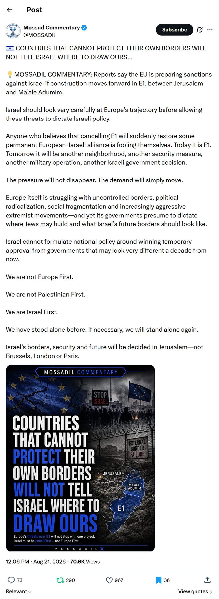Mossad Commentary-tweet-21August2026-Commentary-Joint Statement EU-UK-Canada Jerusalem E1