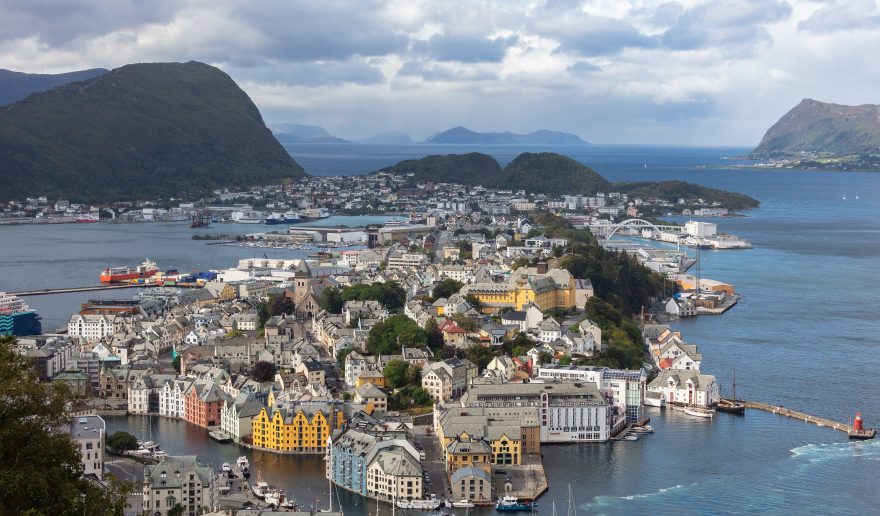 View of Ålesund from Aksla, Norway by Diego Delso