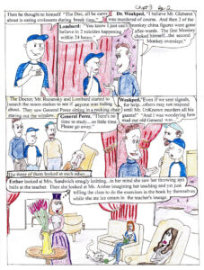 Monkey Moon Chapter 3 page 2; The great Ulpan Murder Mystery Chapter 3 based on the Agatha Cristie's " And Then there were none"